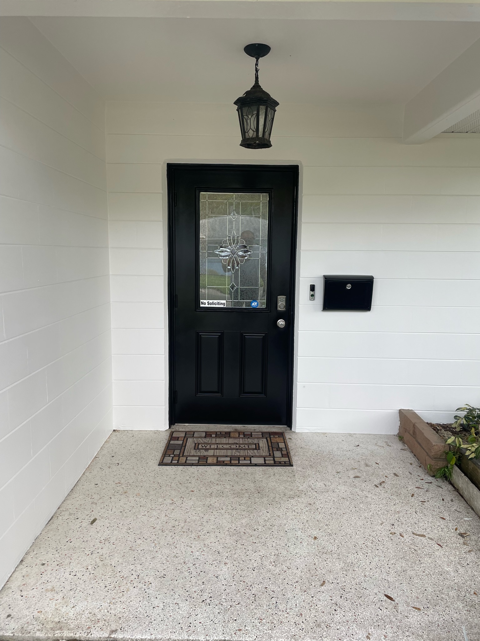 Repainted front-door Black